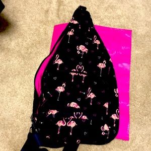 Vera Bradley Flamingo Essential Sling Backpack